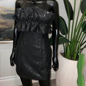 Classy Black all sequin dress!
